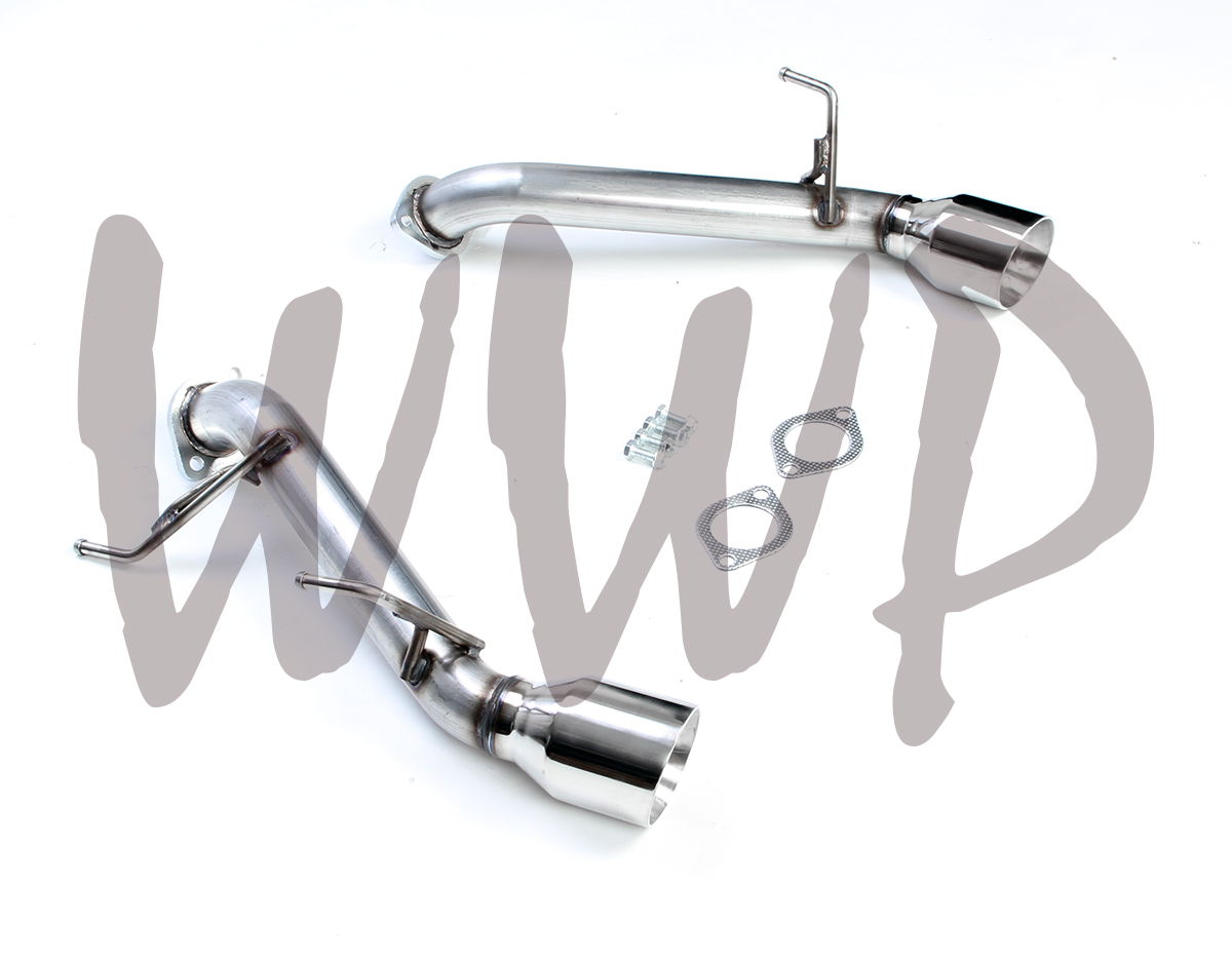 Stainless Steel Axle Back Exhaust Muffler Delete For 0920 Nissan 370Z