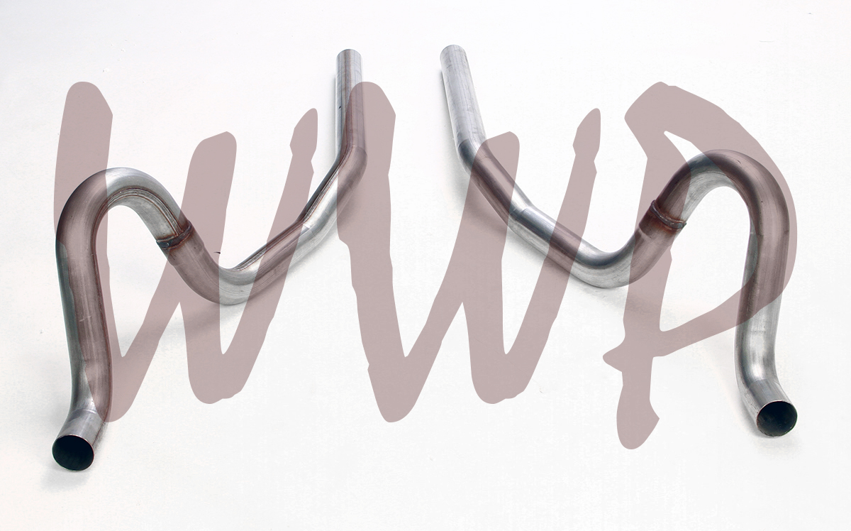 Stainless 2.5" Prebent Exhaust Tailpipe System 5557 Chevrolet Bel Air