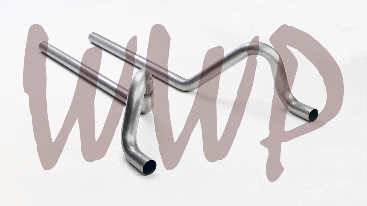 Stainless 2.5" Prebent Exhaust Tailpipe System 5557 Chevrolet Bel Air