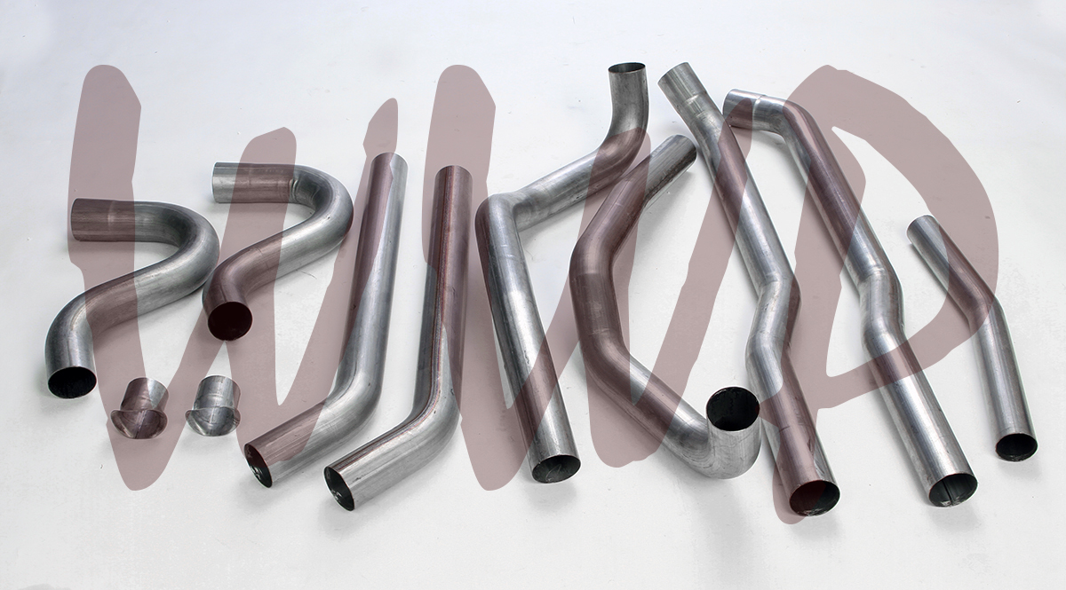 Stainless Dual 3" Header Back Exhaust Pipe Kit No Muffler 6872 GM A